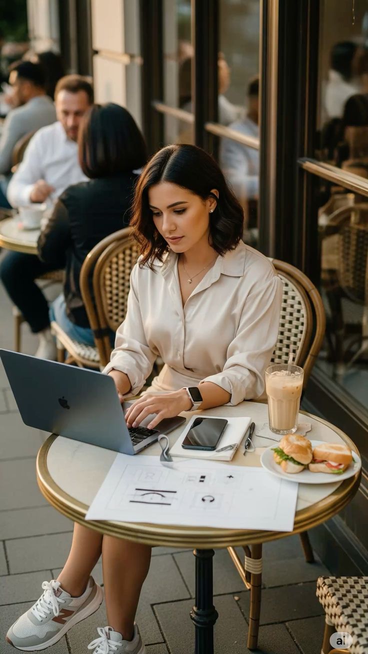 Person planning schedules or hiring on laptop