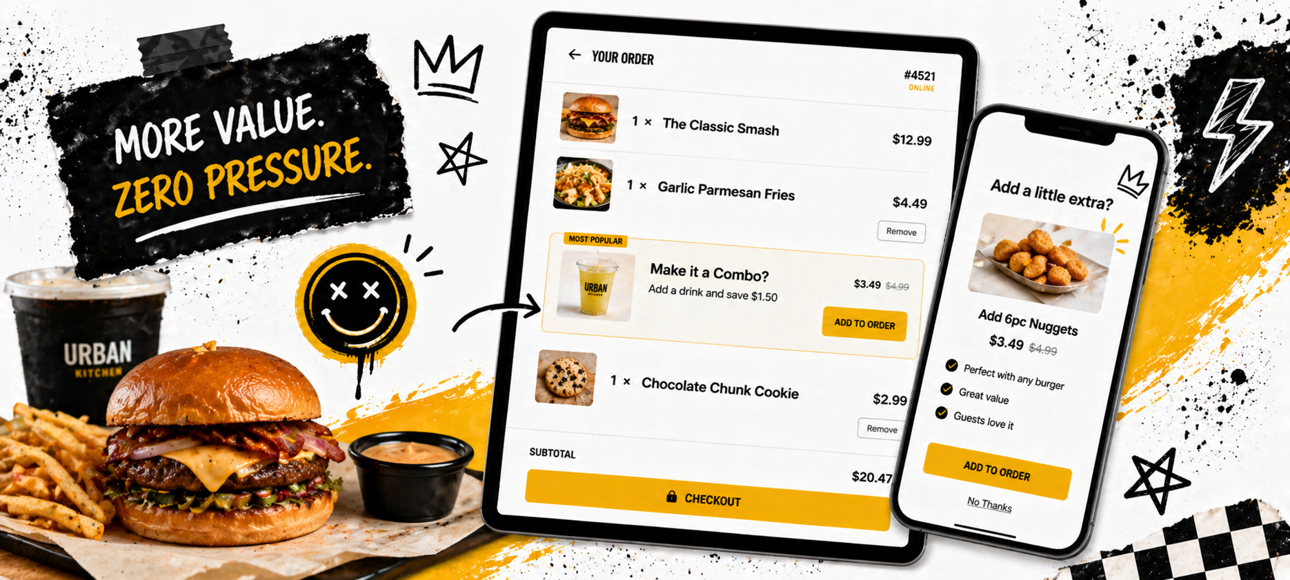 Upsell suggestions in checkout